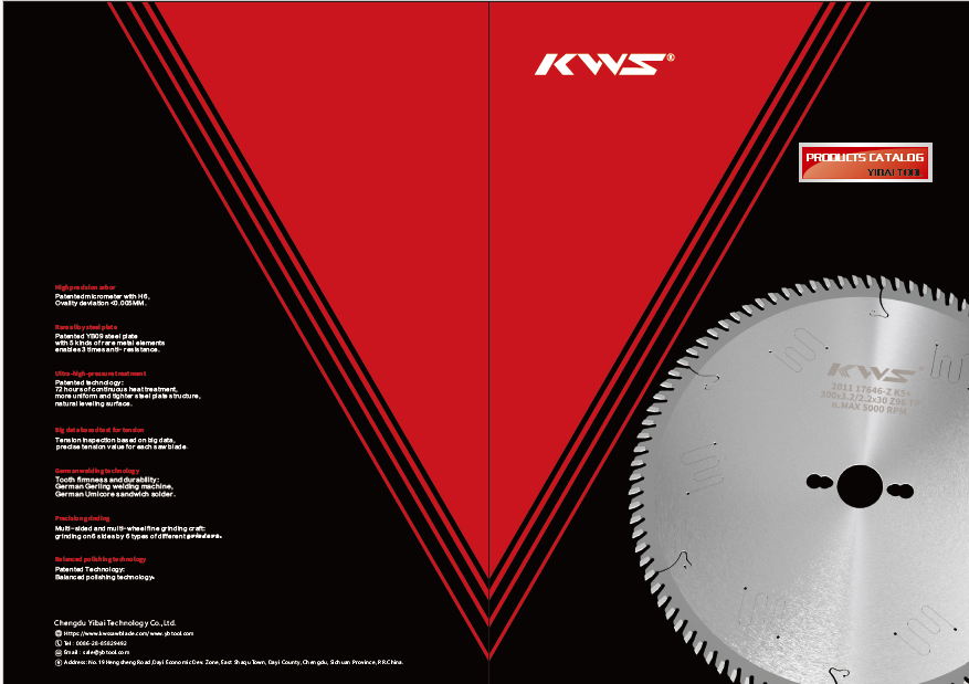 KWS wood working tools catalog